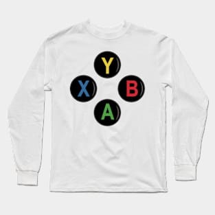 XBox Controller Buttons Long Sleeve T-Shirt